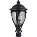 Camden VX  Outdoor Pole / Post Lantern in Black