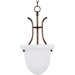 Malibu 1 Light Entry Foyer Pendant