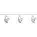 Track Kits Small  Track Light in White