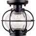 Portsmouth  Outdoor Flush Mount in Oil Rubbed Bronze