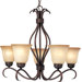 Basix ES 5 Light Chandelier - Energy Star