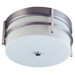 Luna Flush Mount in Brushed Metal - Energy Star