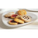 White Triangle 7" Plate