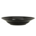 Black Rim 9" Soup Bowl