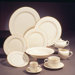 Cream Double Gold 12" Buffet Plate 