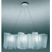 Logico 3 Light Triple Linear Suspension with Fluorescent Bulbs