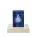 Dreams in Blue Space Sculpture with Wooden Base