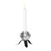 Still Life Rose Glass Candlestick