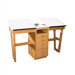 A-Frame Two Station Table with Adjustable Top and Drawers