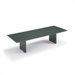 108" Wide T-Mold Rectangle Top Conference Table with Slab Base