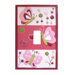 Raspberry Swirl Switch Plate Cover