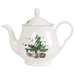 Happy Holidays Teapot and Lid