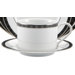 Black Tie Demitasse Cup and Saucer