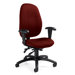 High-Back Pneumatic Multi-Tilter Office Chair with T-Arms