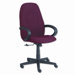 Enterprise High-Back Pneumatic Office Chair with Fixed Height Loop Arms
