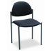 Comet Armless Stacking Chair with Rounded Back and Frame