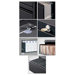 36" W Five-Drawer Lateral File
