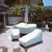 X-Large Square Table & Chair Cover with Velcro Closure & Ties