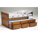 Captains Bed in Dark Cherry