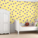 Hearts Wallpaper in Butter and Lavender