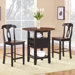 Atwood 3 Piece Counter Height Dining Set