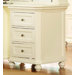 8891 Series Three Drawer Cabinet in White