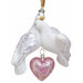 Blown Glass Ornaments Two Turtle Doves