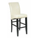 Bonded Leather 30" Parsons Bar Stool with Nail Head Accents