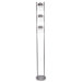 Three-Light Adjustable Floor Lamp in White