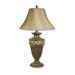 Filigree Table Lamp in Antique Brown
