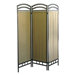 3 Panel Room Divider in Pewter