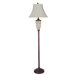 Floor Lamp with Night Light in Antique Brass