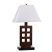 Nova Screen Table Lamp in Espresso