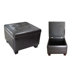 Leather Storage Ottoman