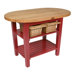 Eliptical C-Table Kitchen Island