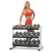 Grey Hex Dumbbell Sets