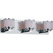 Mesh Three Light Bath Vanity in Polished Chrome