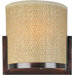 Elements Tempered Glass Wall Sconce