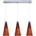Minx 3 Light Linear Pendant