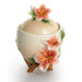 Azalea Floral Sugar Bowl with Cover