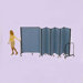 Commercial Edition Nine Panel Portable Room Divider