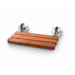 Wall Mount Teakwood Tilt-Up Seat