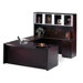 Corsica Executive Suite with Glass Door Hutch