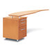 Napoli Desk Return with Pedestal