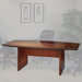 12' Corsica Boat-Shaped Conference Table