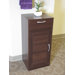Bathroom Base Cabinet with One Louvered Doors in Espresso