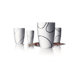 Pernille Vea Black Contour Medium Thermo Cup - Set of 4