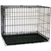 Foldable Light Duty Door Dog Crate With Bottom Grate
