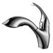 One Handle Single Hole Pull Out Kitchen Faucet with Soap Dispenser