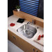 30" Undermount Single Bowl Kitchen Sink with 11" Faucet and Soap Dispenser